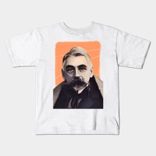 French Poet Stéphane Mallarmé illustration Kids T-Shirt